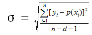 回归标准误差